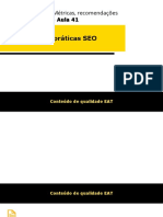 7.1 Boas Práticas SEO