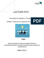 2022-2 GI2101 - Empresa y Consumidor - Lectura-N°01 - Introducción A Los Conceptos de Empresa