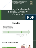 Manejo de Sondas, Drenes y Catéteres