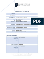 Ficha Cadastral PJ - 7 Corretora de Crédito