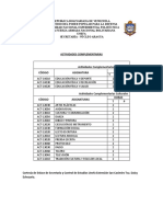 Asignaturas Complementarias