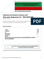 Decreto Supremo N.° 162-2021-EF - Normas y Documentos Legales - Ministerio de Economía y Finanzas - Plataforma Del Estado Peruano