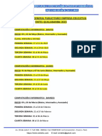 CRONOGRAMA PUBLICITARIO EMPRESA EDUCATIVA EMTEL ABRIL-DICIEMBRE 2023 (Actualizar)