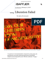 Gay Liberation Failed - Scott Branson