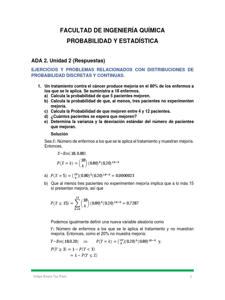 U2 Ada2 Respuestas Pdf Media Diferencia