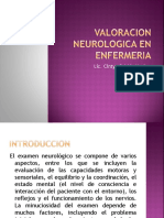 Valoracion Neurologica en Enfermeria