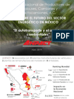 Foro Sobre El Futuro Del Sector Energético en México "El Autotransporte y El Uso de Combustibles"
