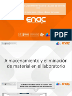 Almacenamiento y Eliminación de Material de Lab 2023T