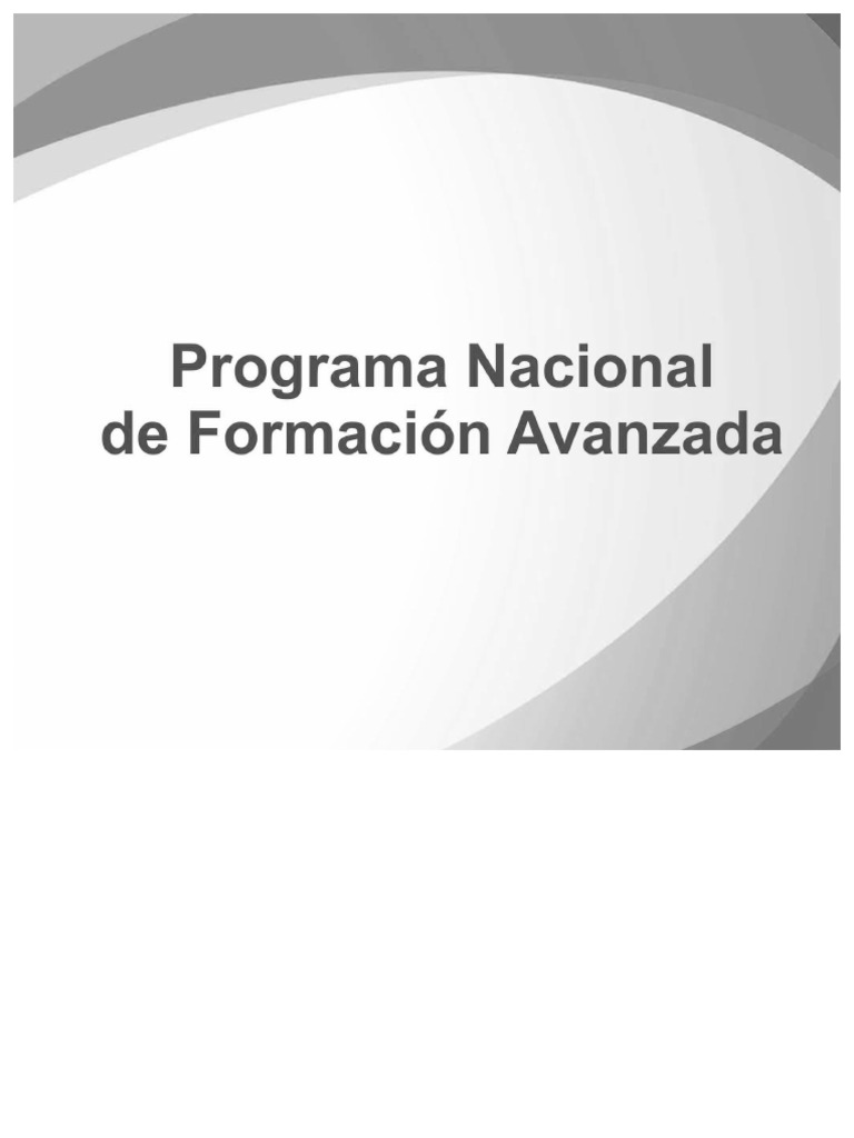 Modificado - LIBRILLO PNFA Jun 2015-1 | PDF | Plan de estudios | Science