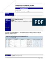 Documento de Configuração SAP - Low Cost