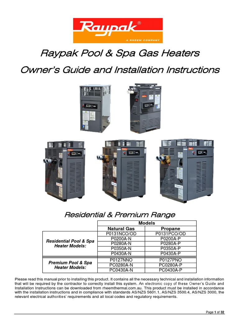 Raypak Pool Heater Troubleshootingnull