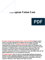 EU Law - Lecture 1