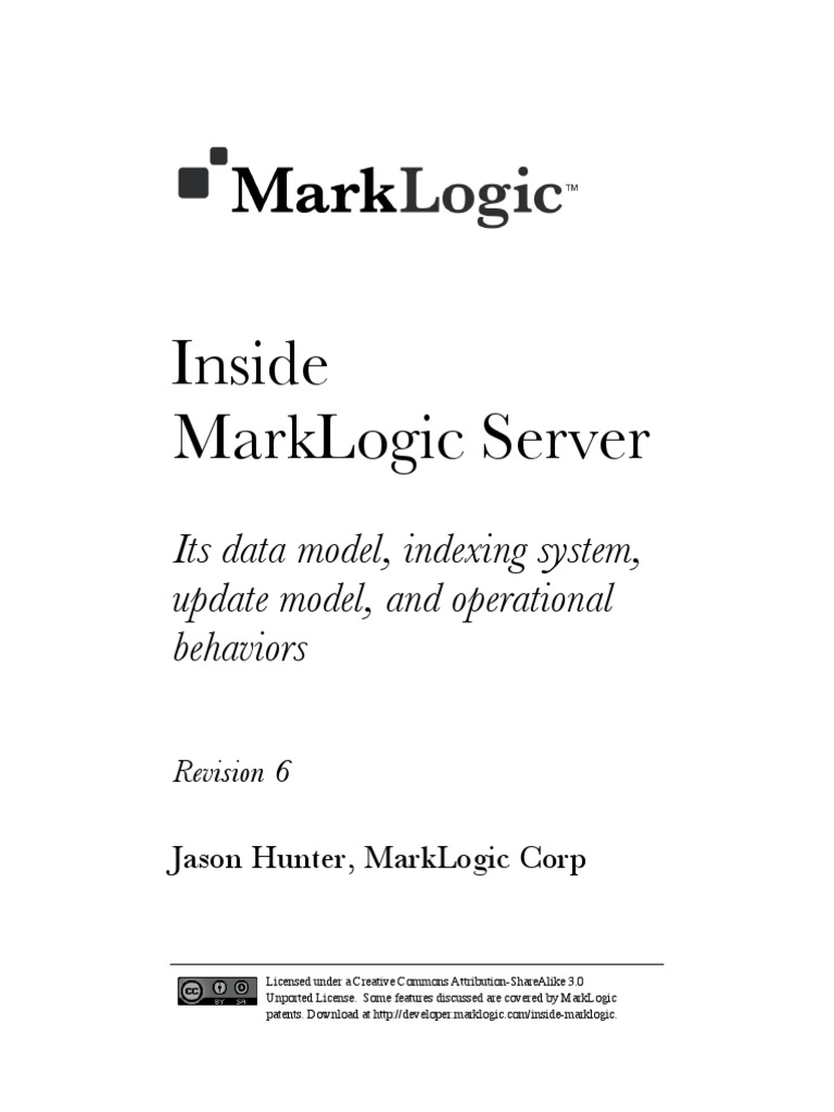 Inside Marklogic Server | PDF