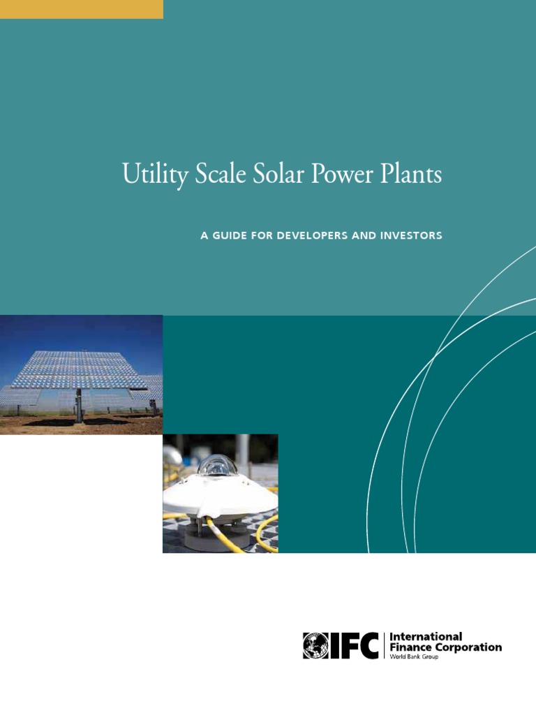Utility Scale Solar Power Plants A Guide Pdf Photovoltaics Solar