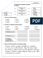 TILDACIÓN DE PALABRAS AGUDAS 2ºg