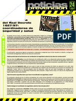 Prev 024e Criterios Interpretativos Del RD 162797 Coordinadores de Seguridad y Salud