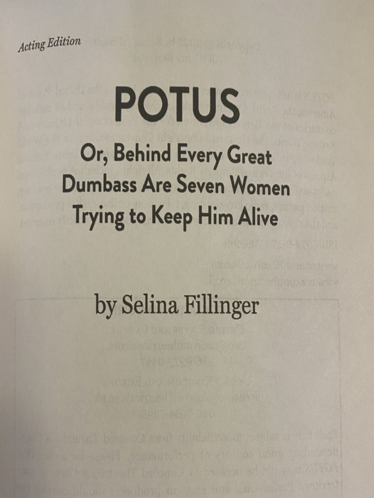 POTUS - Selina Fillinger | PDF