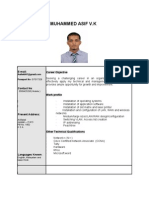 CV of Asif