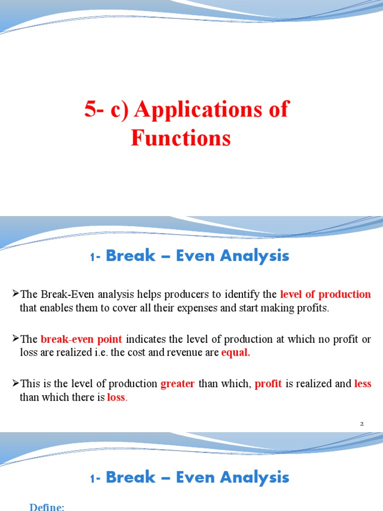 5 - C) Functions | PDF | Economic Equilibrium | Supply And Demand
