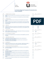 Cursos Certificados: Por El Centro Integral de Formación Permanente de La Universidad Rey Juan Carlos de Madrid