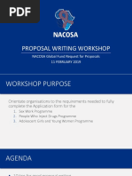 Proposal Writing Workshop Presentation 2019 02 11