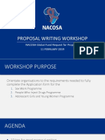 Proposal Writing Workshop Presentation 2019 02 11