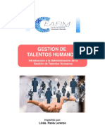 Gestion de Talentos Humanos: Introducción A La Administración de La Gestión de Talentos Humanos