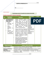 Sesiones de Aprendizaje Doris