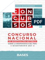 Bases Del Concurso Nacional de Historia