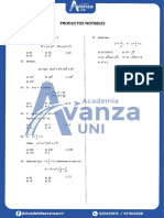 Avanza Uni Práctica Semana 02 - Productos Notables