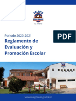 Reglamento de Evaluación 2020-2021 CCG