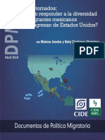 Los Retornados - Cómo Responder A La Diversidad de Migrantes Mexicanos Que Regresan A Estados Unidos