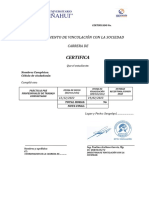Formato Certificado PPP Servicio Comunitario
