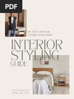 Interior Styling Guide - by Karrie-Ann Jones