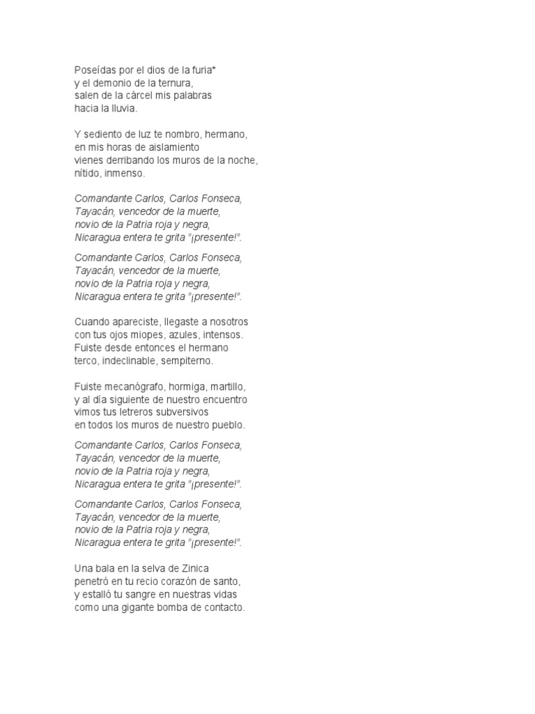 Documento cancion de carlos fonseca pdf