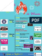 Cartel Festas San Xoan