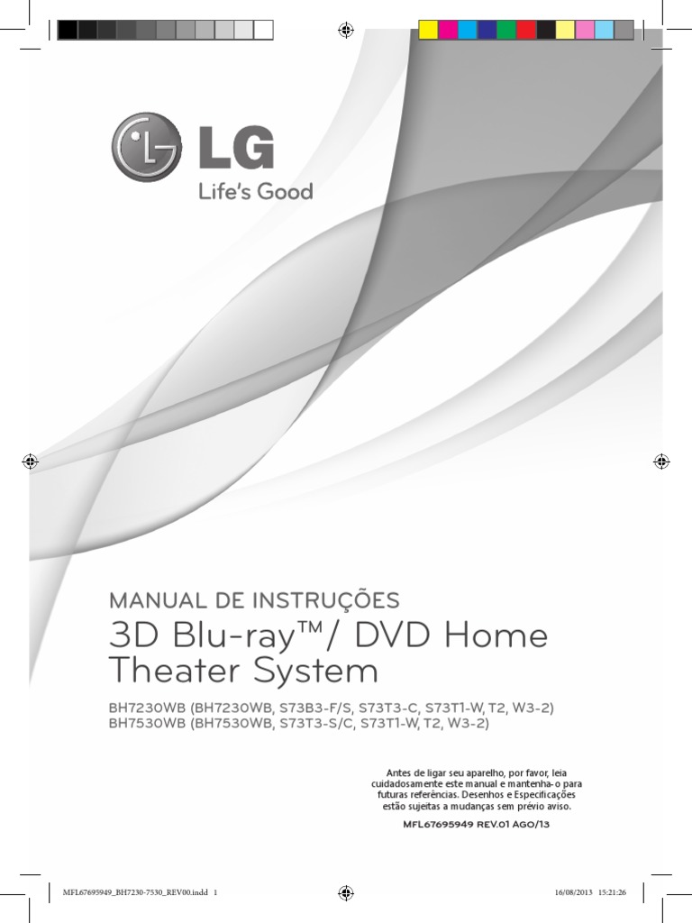 Manual HomeTheater PDF DVD BluRay