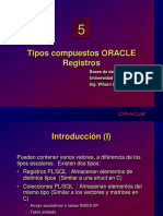 Tipos Compuestos ORACLE - Registros