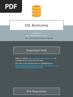 SQL Bootcamp Intro