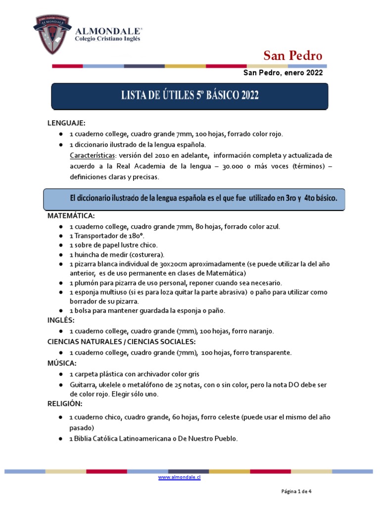 LISTA5BASICO2022 PDF Color