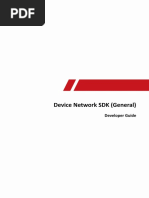 Device Network SDK (General) : Developer Guide