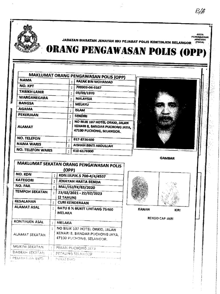 Razak Bin Mohamad | PDF