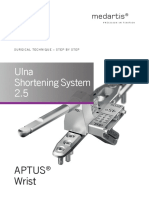 WRIST-10010001 Ulna Shortening System 2.5 Step by Step