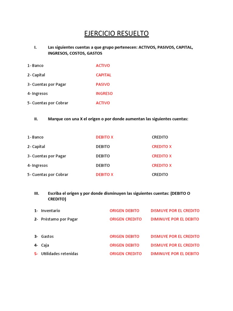 Ejercicio Resuelto Unidad 3 Contabilidad Y Finanzas Pdf Crédito