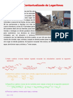 Camila Díaz - 5° - B - Problema de Logaritmos