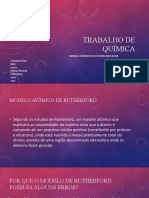 Trabalho de Química