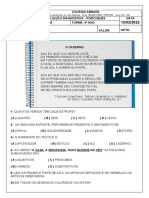 AVALIAÇÃO DIAGNÓSTICA DE pORTUGÊS E MATEMÁTICA