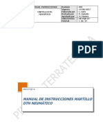 Me-Pt-5 - Me-Pqd-07 Manual de Instrucciones Martillo DTH Neumático