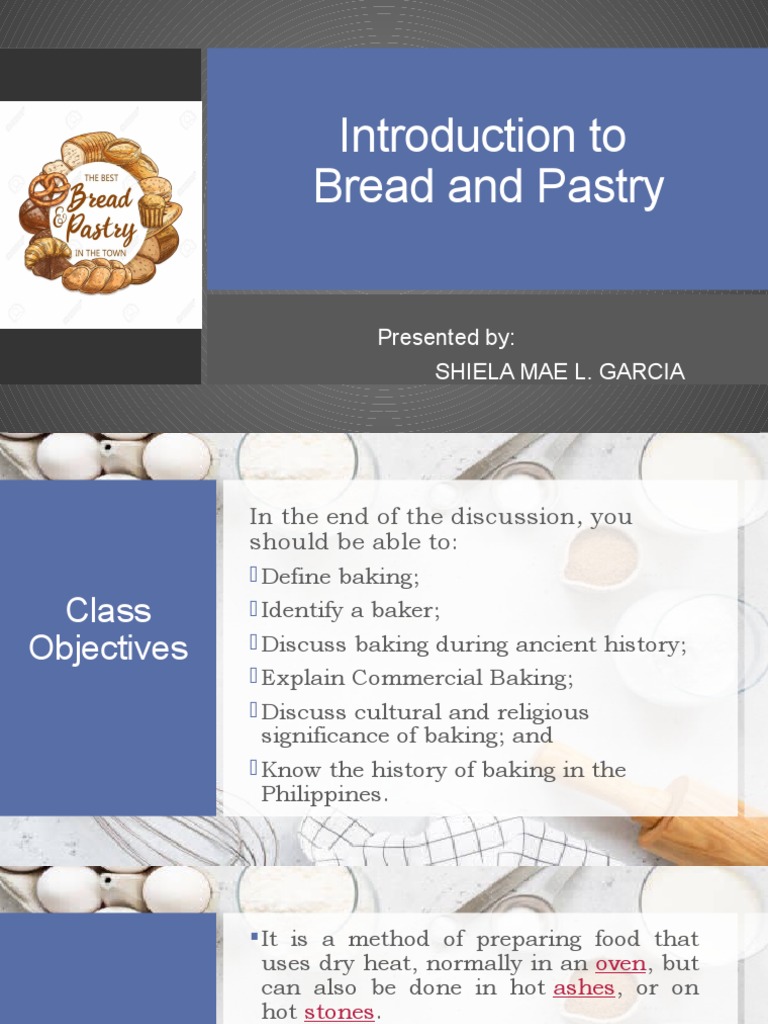 Introduction To Bread and Pastry PDF Baking Home