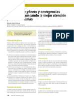 ARTICULO Violencia de género y emergencias sanitarias buscando la mejor atención para las victimas